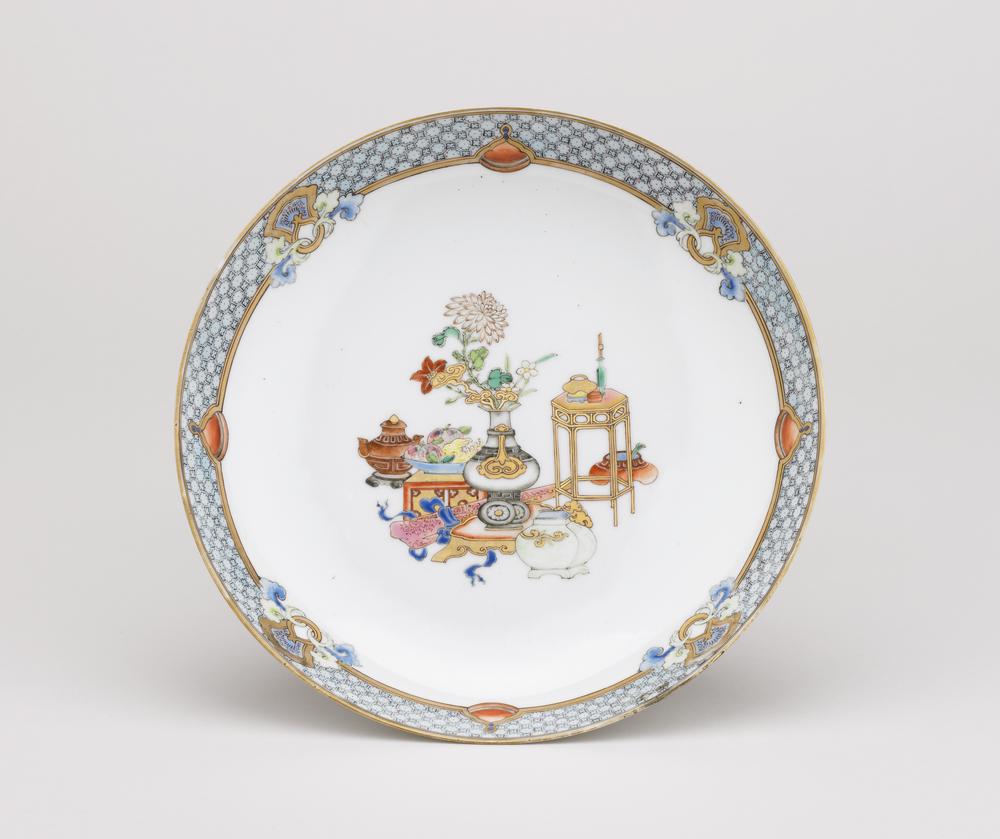 图片[1]-saucer; dish BM-Franks.709.+-China Archive